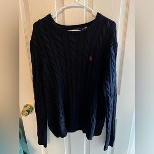 Polo Ralph Lauren cable knit sweater sz L